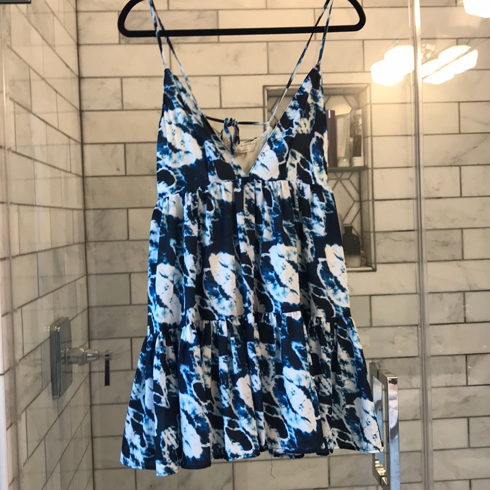 Lovers + Friends tie-dye mini dress